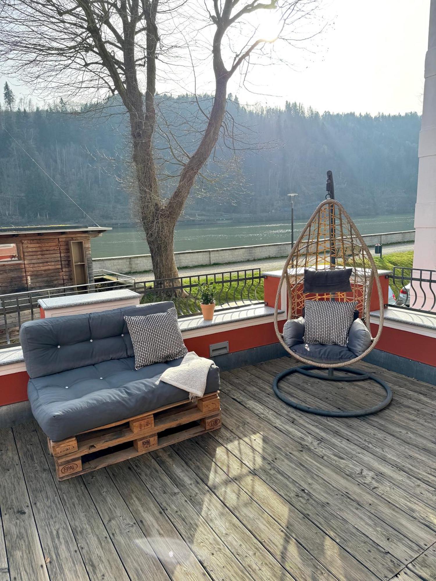 Terrassenwohnung Mit Donaublick Obernzell Екстер'єр фото